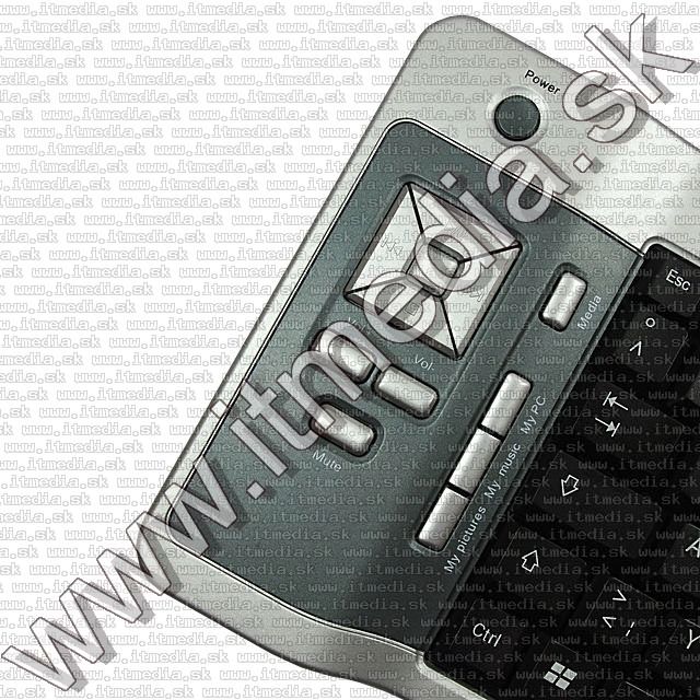 Image of Slim *Multimedia* PS/2 keyboard, Black-silver DE (German) (IT8492)